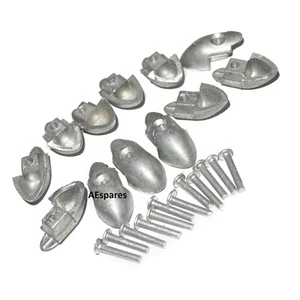 Vespa Sol Canal Chrome Fin Casquette Kit + Rivets Vbb Sprint 150 GS Gl ECS - Photo 1/4