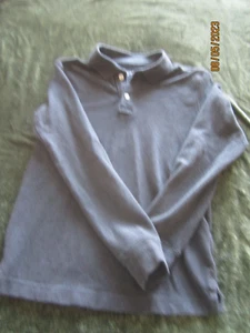 GAP Kids Boys Uniform Long Sleeved Gray Shirt Size XL 12 EUC - Picture 1 of 2