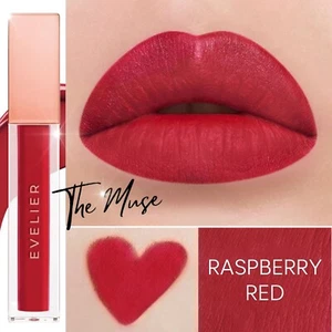 Evelier MUSE Himbeere rot feuchtigkeitsspendend glatt cremig fruchtig Lippenstift Lipgloss - Bild 1 von 7