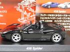 Kyosho Ferrari 458 Spider Black 1:64 Scale Mint & Boxed Collection 9 Neo