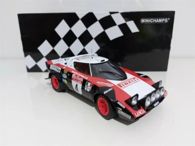 LANCIA STRATOS HF Winner Rally Sanremo 1978 - Minichamps 1/18 Limited 456 pcs - Immagine 1 di 4
