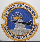 US Air Force 93rd Aerial Port Squadron insigne couleur insigne emblème patch