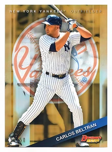 2015 Bowman's Best Gold Refractors #72 Carlos Beltran /50 - Picture 1 of 2