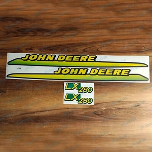 John Deere LX280 Streifen untere Motorhaube laminiert Abziehbilder Aufkleber Set Set - Bild 1 von 3