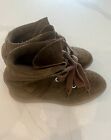 Isabel Marant Brown Suede Bobby Wedge Sneakers Size 40