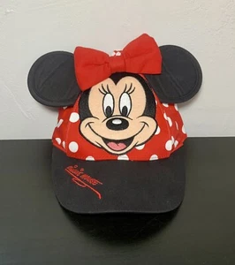 Disneys Minnie Mouse Ears Polka Dot Kids Toddler Hat - Picture 1 of 7