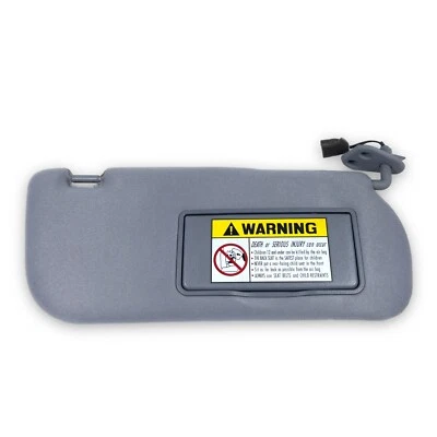 Hyundai Sonata 2000-2005 pasajero lado derecho parasol gris tela iluminada Foto 1 de 4