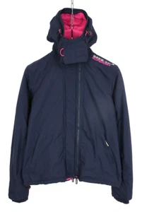 Superdry Original Windcheater Jacket Women XL With Hood Two Way Zipper - Picture 1 of 10