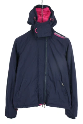 Superdry Original Windcheater Jacket Women XL With Hood Two Way Zipper - Image 1 of 4