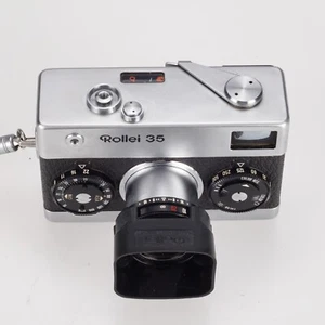 Juego de campana y filtro Rollei 35 cámara hecho en Alemania EX+++ - Imagen 1 de 22
