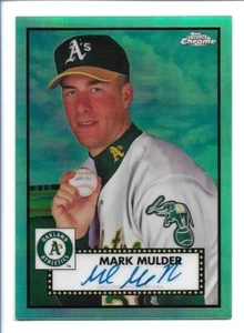 2021 Topps Chrome Platinum Mark Mulder Aqua Autograph #PA-MMU #/150 Auto - Bild 1 von 2