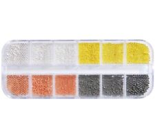 1440x AB Nail Rhinestone Crystal 1.2mm 3D Micro Glass DIY Gems Glitter  Nails Art