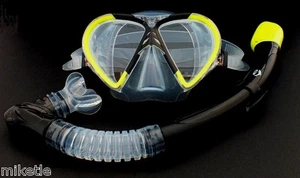 Snorkeling Diving Silicone Set WIL-DS-9Y *100% dry snorkel and mask - Picture 1 of 9
