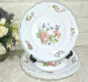 ARCOPAL VINTAGE ANNI 70 CINQUE PIATTI PIANI DIAM23 DECORO FLOREALE - Foto 1 di 3