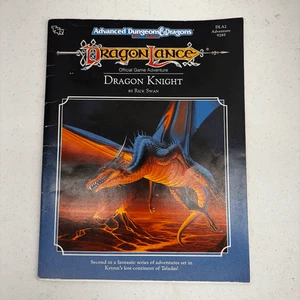 Advanced Dungeons & Dragons Dragon Lance Dragon Knight by Rick Swan DLA2 9285 - Picture 1 of 6