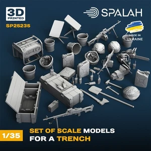 For a trench Scale Model Kit for Diorama 1:35 Spalah SP25235 - Picture 1 of 1