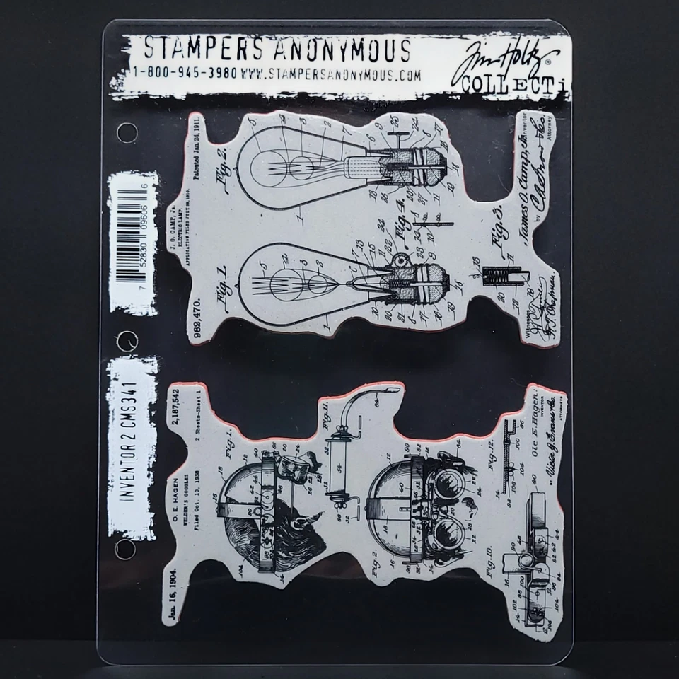 Juegos de estampillas de goma y estampillas transparentes You Choose Tim Holtz Stampers Anonymous Foto 1 de 1