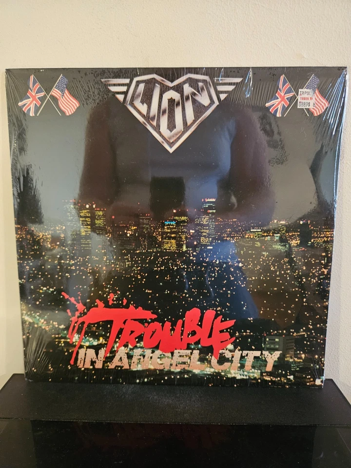LION Trouble In Angel City 1989 LP GLAM/HAIR METAL ORG PRS NEW & SEALED VINYL - Image 1 of 4