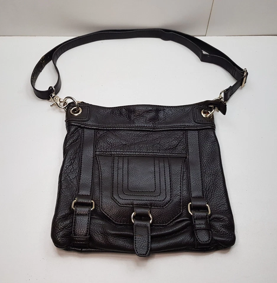 THE SAK SILVERLAKE WOMENS BROWN LEATHER CROSSBODY SHOULDER BAG ADJUSTABLE STRAP - Image 1 of 4