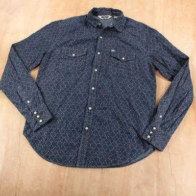 SALT VALLEY pearl snap chambray western shirt SMALL tag y2k indie sleaze hipster - Image 1 of 4