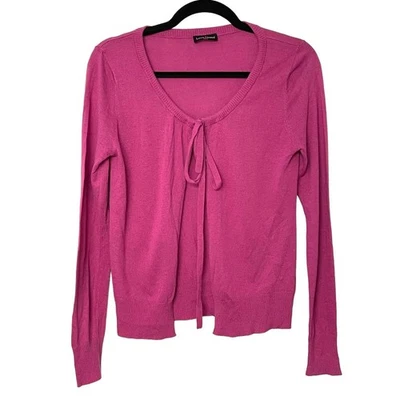 Louis Feraud Pink Cardigan Wool Silk Blend Size 6 - Image 1 of 4