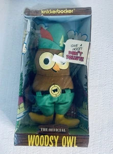 Peluche Woodsy Owl 1972 vintage sin abrir en embalaje original de Knickerbocker - Imagen 1 de 3