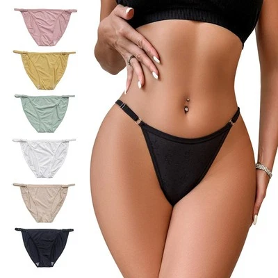  Pack Of 3 Womens Sexy Seamless Panties Lot Brief String Bikinis Undies Underwea - Image 1 of 4