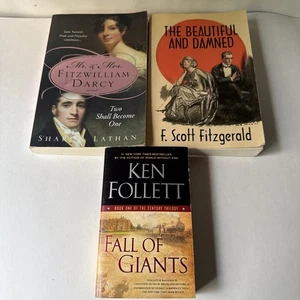 Lot de livres de fiction littéraire - Darcy, Fitzgerald, Ken Follett - Lot de 3 romans - Photo 1/17