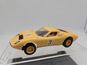 Scalextric 1:32 Lamborghini C17 gelb Vintage Slotcar - Bild 1 von 5