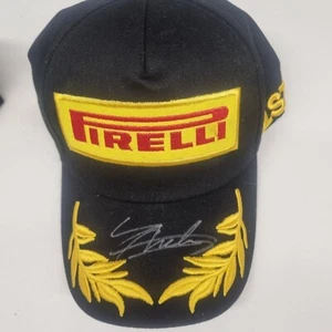 SOMBRERO PODIO FIRMADO A MANO CHARLES LECLERC - Imagen 1 de 2