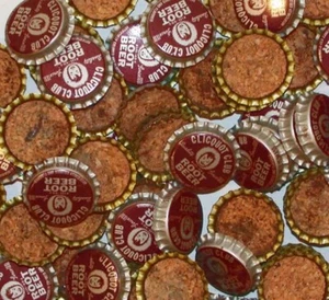 Soda Pop Flaschenverschlüsse 12 Stück CLICQUOT CLUB ROOT BEER Korken unbenutzt new old stock - Bild 1 von 2