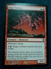 ⭐ 1, Rage Nimbus Rise of the Eldrazi Red Rare MAGIC THE GATHERING (H12)