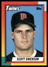 1990 Topps Traded Scott Erickson Rookie Minnesota Twins #29T