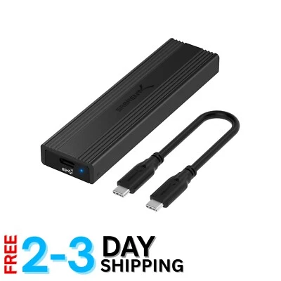 Ultra-Slim M.2 SSD Enclosure with 10Gbps Transfer - Tool-Free & Portable - Image 1 of 4