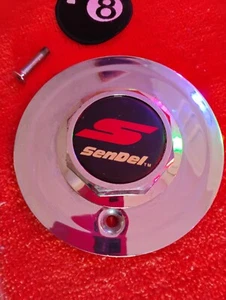 Sendel 6-1/2" WHEEL RIM CENTER CAP All CHROME #DW-00133-1 #134 Decent. - Picture 1 of 6