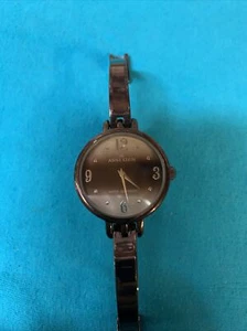 Ladies Anne Klein Analog Watch With Deep Purple Band AK 10/8331 - Picture 1 of 9