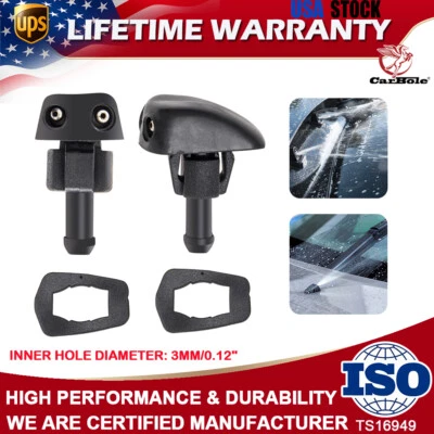 Boquilla pulverizadora para lavadora de parabrisas de automóvil para Audi BMW Buick Dodge Foto 1 de 4