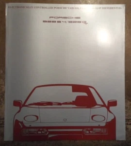 PORSCHE 928 S4 & GT orig 1990 UK Mkt Limited Slip Diff Sales Brochure - Picture 1 of 3