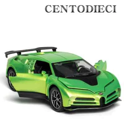 1:32 Bugatti 110H Centodieci Metal Vehicle Model Diecast Super Sport Kid Toy Car - Image 1 of 4