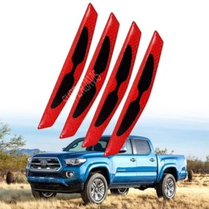 Carbon Fiber Anti-collision Strip Warning Decorative Sticker For Toyota Tacoma - Picture 1 of 16