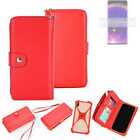 Wallet Mobile phone cover Oppo Find X5 Phone protective Case red