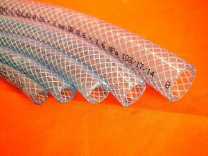 PVC Wasserschlauch Luftschlauch Gewebeschlauch METERWARE 5 6 7 8 10 12 14 16 mm