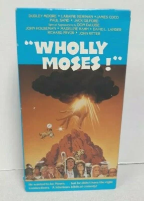 Wholly Moses! 1989 Good Times Home Video VHS Movie Biblical Comedy Richard Pryor - Image 1 of 3