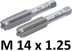 Kit de 2 tarauds à main M14 x 1,25 pré-taraud | pas fin de 125 - Bild 1 von 4