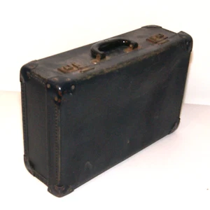 Small Blue Vintage Pioneer Suitcase 60’s - Picture 1 of 16