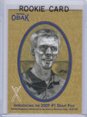 STEPHEN STRASBURG ROOKIE CARD 2010 Tristar Obak National Convention BASEBALL RC - Image 1 of 2