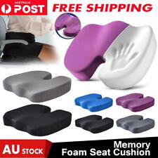 Orthopedic Memory Foam Seat Cushion Lumbar Back Support Pillow Pain Relief Car
