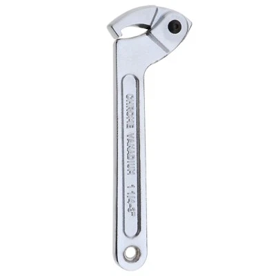 Adjustable Hook Wrench C Shape Spanner Tool 1.1/4-3" Chrome Vanadium 32-76mm - Image 1 of 4