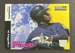 Ken Griffey Jr. 1995 Collector's Choice SE Silver Script Signature Mariners HOF - Picture 1 of 2