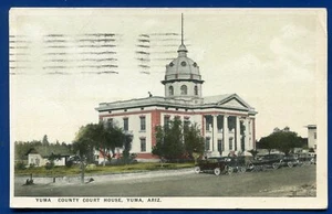 Yuma County Court House Yuma Arizona az old postcard - Picture 1 of 2